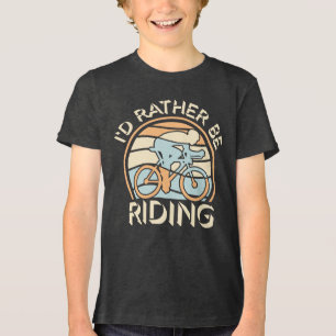 Camiseta Triblenda Ciclista Rápido Preferiría Estar Montando Mi Bicic