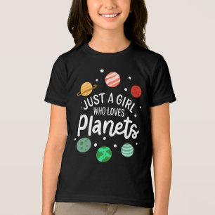 Camiseta Triblenda Ciencia Nerviosa Chica del espacio ultraterrestre 