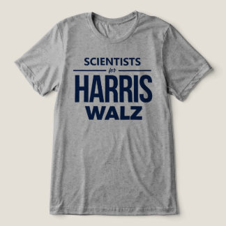 Camiseta Triblenda Científicos para Harris Walz