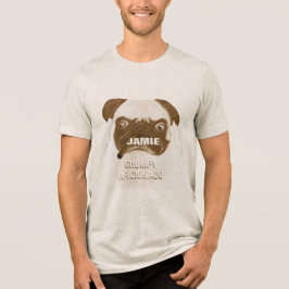 Camiseta Triblenda Cigarro Puggy AFICIONADO Gruñón Personalizado