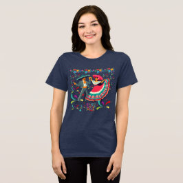 Camiseta Triblenda Cinco colorwave azul marino profundo