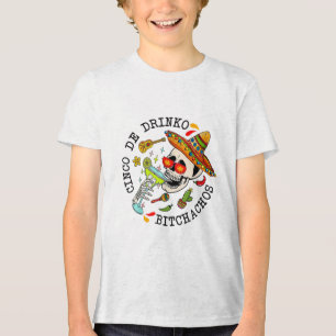 Camiseta Triblenda Cinco De Drinko Achos Funny Cinco De Mayo Mexicano