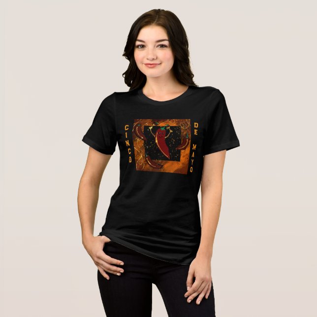 Camiseta Triblenda Cinco de Mayo  (Anverso Completo)