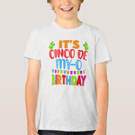Camiseta Triblenda cinco de mayo cumpleaños divertido