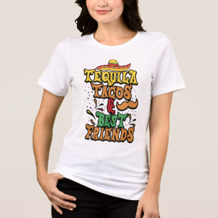 Camiseta Triblenda Cinco De Mayo Fiesta Tequila Tacos Bestfriend Mex