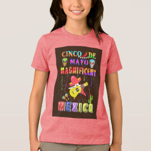 Camiseta Triblenda Cinco de Mayo México magnífico