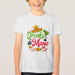 Camiseta Triblenda Cinco Drinko De Mayo Hombres Mujeres Bebiendo Mamá