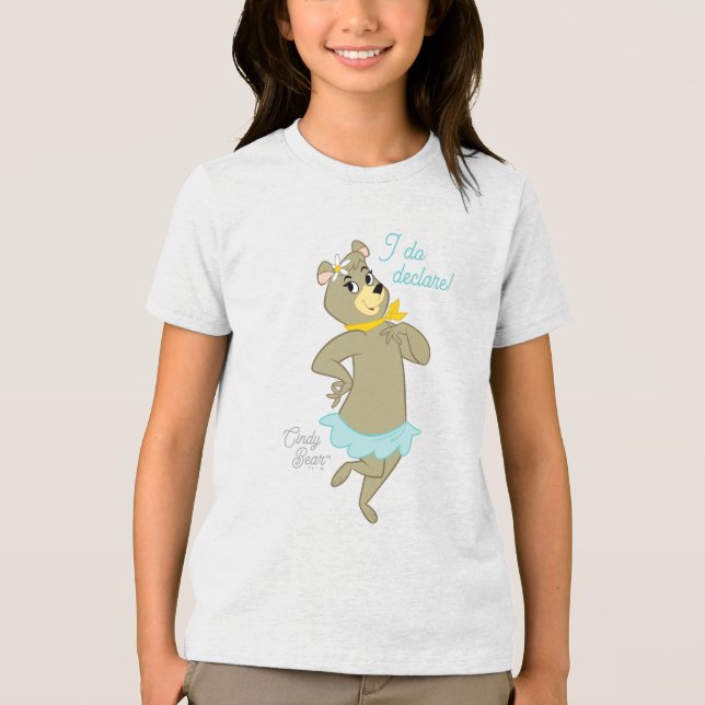 Camiseta Triblenda Cindy Bear Playful Pose (Anverso)