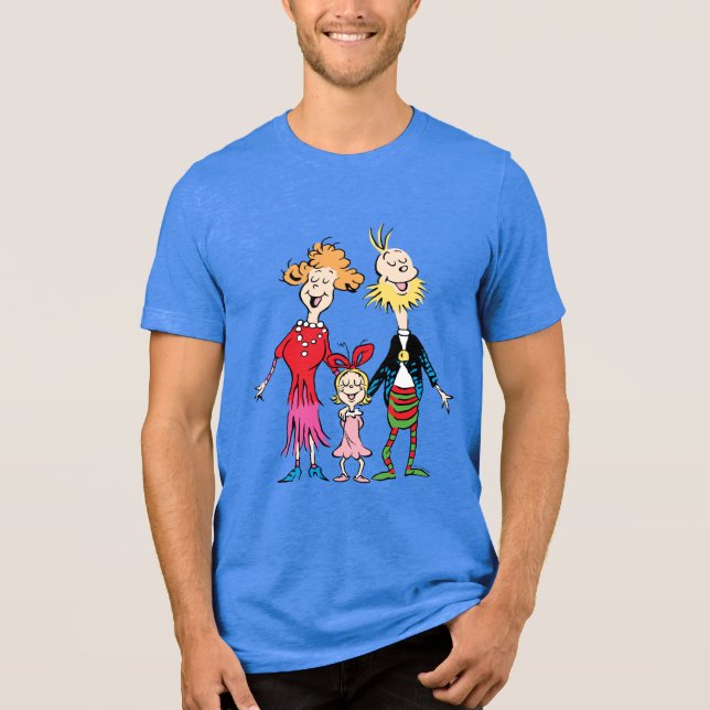 Camiseta Triblenda Cindy Lou Who's Family Portrait (Anverso)
