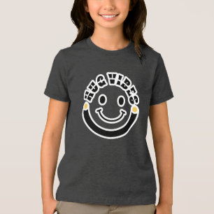 Camiseta Triblenda Círculo de Vibraciones de Abrazo Minimalista Moder