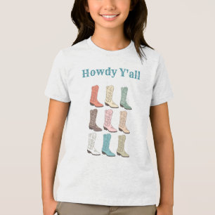 Camiseta Triblenda CISV Austin Howdy Kid's (Niños/Chicas)
