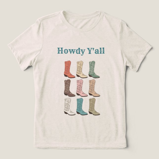 Camiseta Triblenda CISV Austin Howdy Y'all (Diseño delantero )