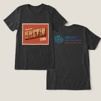 Camiseta Triblenda CISV Austin Saludos Hombres