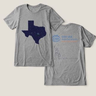 Camiseta Triblenda CISV Austin Texas Paz Hombres