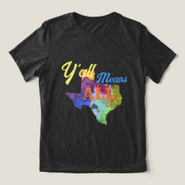 Camiseta Triblenda CISV Austin "Y'all Means All"