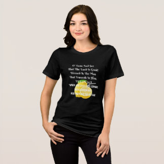 Camiseta Triblenda Cita cristiana inspiradora del salmo 34:8