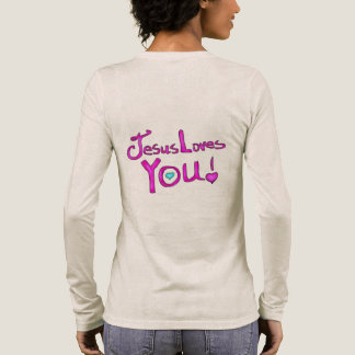 Camiseta Triblenda Cita cristiana Jesús te ama 