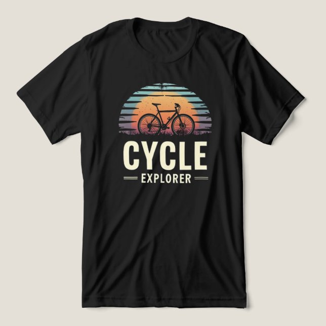 Camiseta Triblenda Cita de Aventura Cycle Lover "Cycle Explorer" (Diseño delantero )