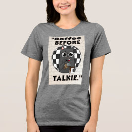 Camiseta Triblenda cita de café para gatos