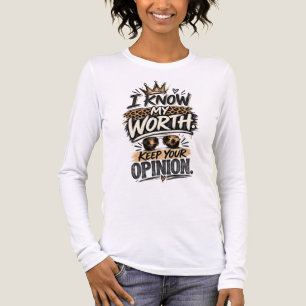 Camiseta Triblenda Cita de Confianza 'Conozco Mi Valor'