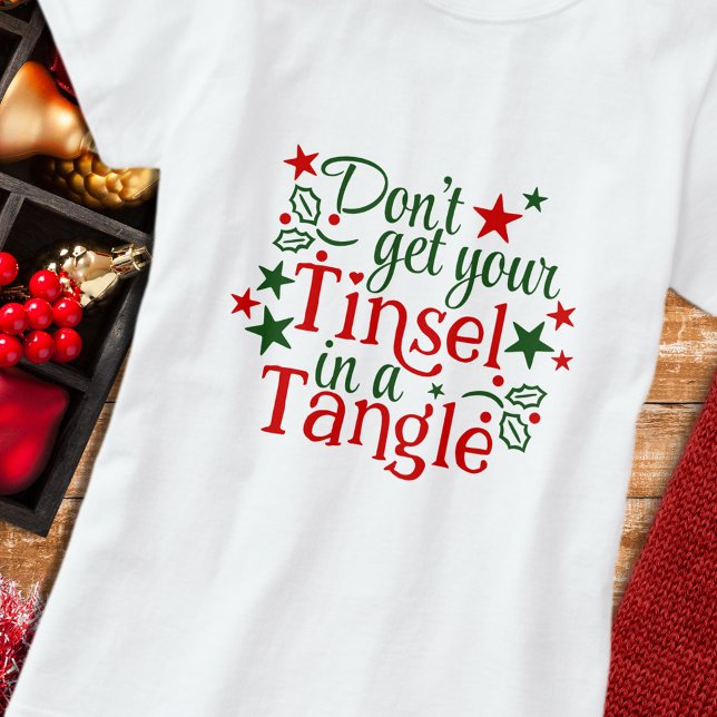 Camiseta Triblenda Cita de insel verde rojo para Navidades divertidos (Subido por el creador)