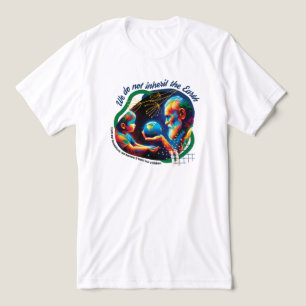 Camiseta Triblenda Cita de la Tierra tomada por préstamo para camiset