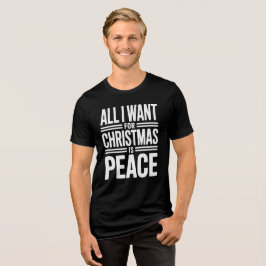 Camiseta Triblenda Cita de Paz de Navidad