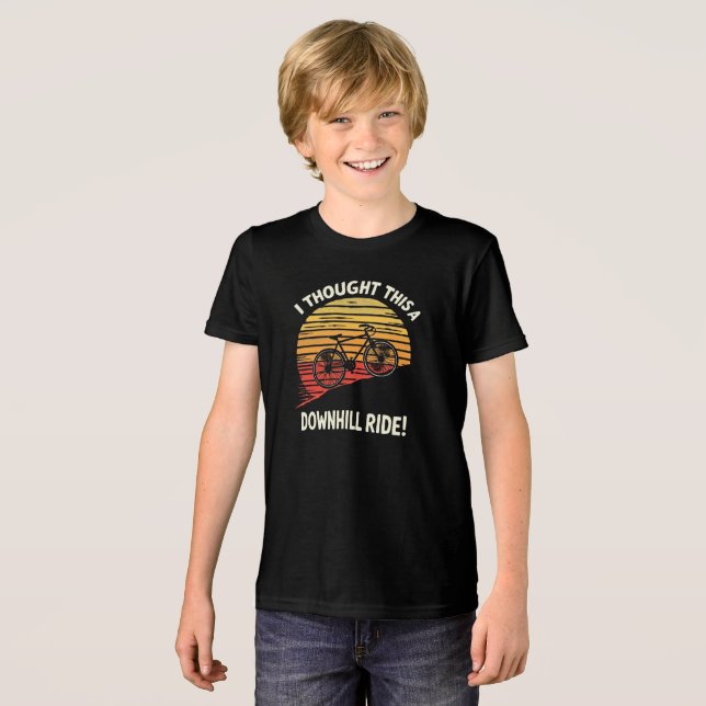 Camiseta Triblenda Cita divertida de ciclismo de aventura para el ama (Anverso Completo)