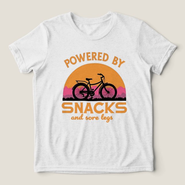 Camiseta Triblenda Cita divertida de ciclismo de aventura para los má (Diseño delantero )