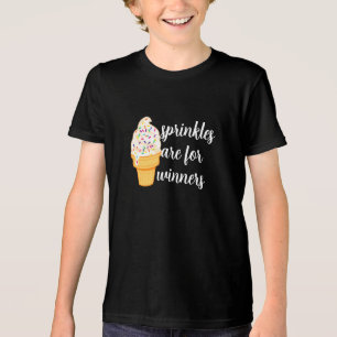 Camiseta Triblenda Cita divertida de crema de hielo, dice personaliza