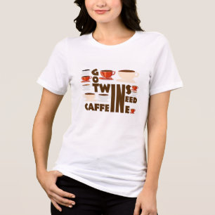 Camiseta Triblenda cita divertida de gemelos