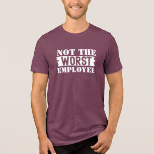 Camiseta Triblenda Cita Divertida Humor Moderno Oficina Reunión Blanc