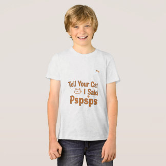 Camiseta Triblenda Cita Divertida para Amantes de Gatos - Dile a tu G