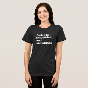 Camiseta Triblenda Cita Divertida para Amantes de Smoothies y Showtun