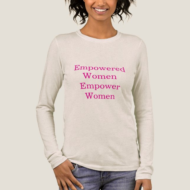 Camiseta Triblenda Cita feminista Bella+Canvas (Anverso)