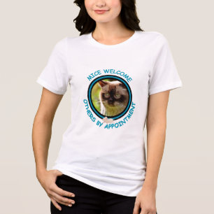 Camiseta Triblenda Cita Graciosa De Cat Para Ella