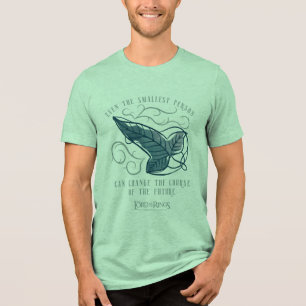 Camiseta Triblenda Cita Gráfica del Broche Élfico de la Comunidad