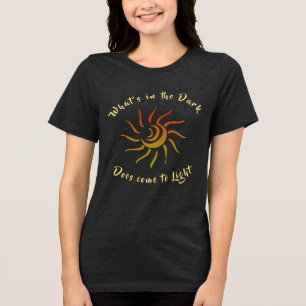 Camiseta Triblenda Cita inspirada en la luz solar del sol