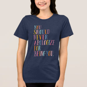 Camiseta Triblenda Cita Inspiradora Dicho Positivo de Elevación