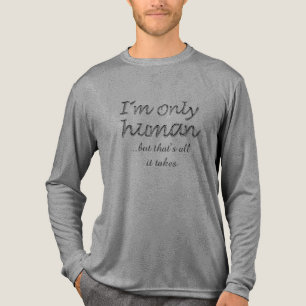 Camiseta Triblenda Cita inspiradora solo soy humano