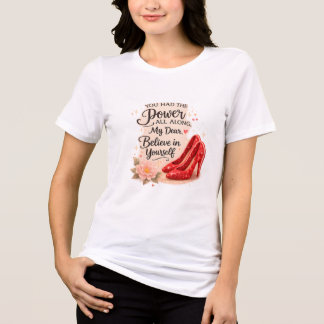 Camiseta Triblenda Cita Inspiradora 'Tuviste el Poder Todo el Tiempo'