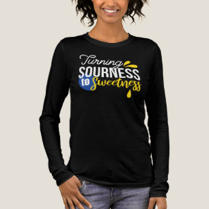 Camiseta Triblenda Cita motivacional de limón de amargo a dulce