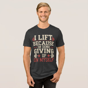 Camiseta Triblenda Cita Motivacional Inspiradora Impresionante Gimnas