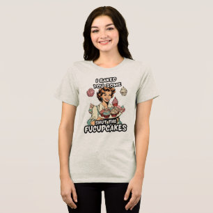 Camiseta Triblenda Cita sarcástica de hermana que hace campaña cierra