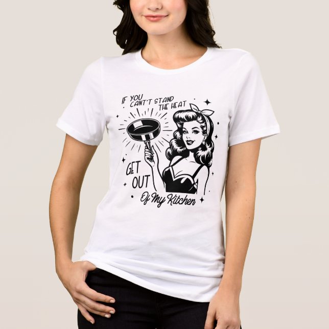 Camiseta Triblenda Cita sarcástica divertida de Glam Chica retro de l (Anverso)