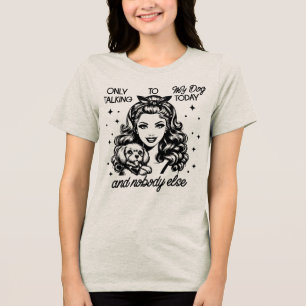 Camiseta Triblenda Cita sarcástica divertida de Glam Chica retro de l