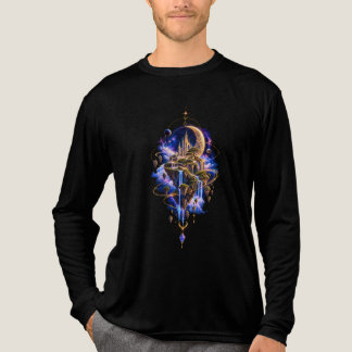 Camiseta Triblenda Ciudad Flotante Celestial Fantasía Luna Galaxia Ar