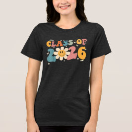 Camiseta Triblenda Clase 2026 Graduación 2026 Primer día de escuela