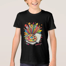 Camiseta Triblenda clase de arte de tripulación creativa
