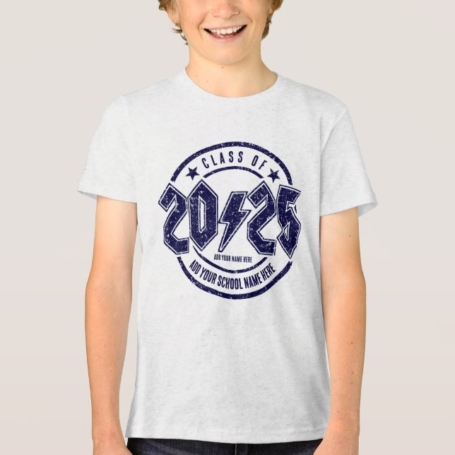 Camiseta Triblenda Clase de Grad 2025 (Anverso)